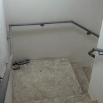 Fev 15 Revestimento em gesso liso sendo aplicado nos halls e escadaria da torre 1 (1)